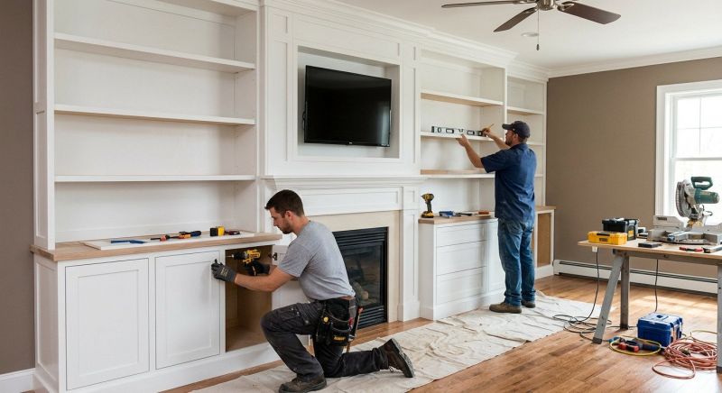 Built In Storage Installation in Woodbridge, VA