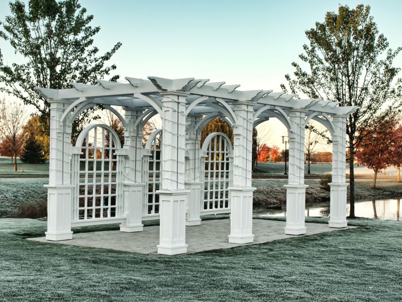 Lattice Trellis Installation detail